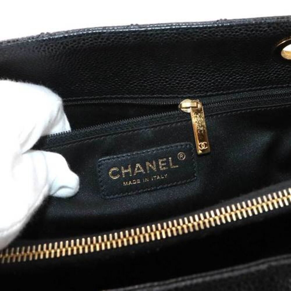 Chanel Matelasse Grand Chain Tote Bag Black - COA included - Picture 7 of 9